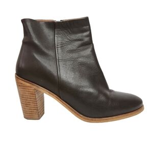 DUNE London Pema Green Ankle Booties